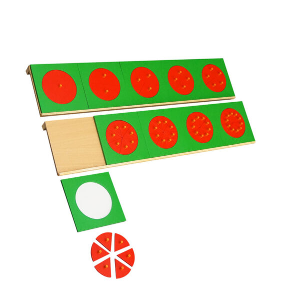 Montessori Fraction Circles with Stand