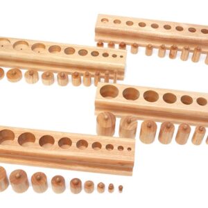 Knobbed Cylinder Blocks Montessori