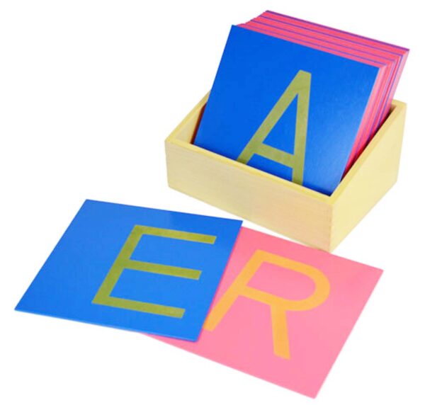 Sandpaper English Uppercase Letters
